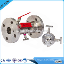 High pressure dbb valve block and bleed valve